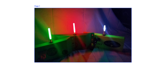 Bluewater Angler LED Planer Board Light Rod Tip Light