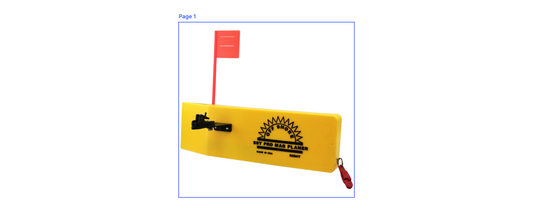 Off Shore Tackle OR37 SST Pro Mag Planer Board - Right (13.5")