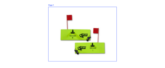 Opti Tackle Zach Dagel 494 Pro Series Planer Board Right (10")